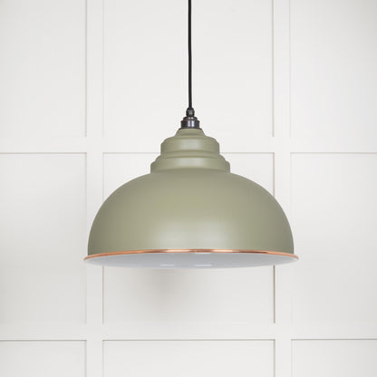 White Gloss Harborne Pendant by From The Anvil
