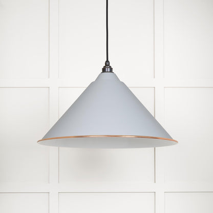 White Gloss Hockley Pendant by From The Anvil