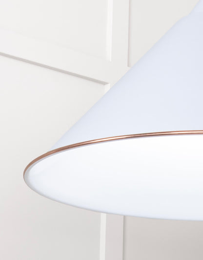 White Gloss Hockley Pendant by From The Anvil