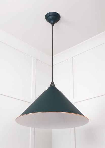 White Gloss Hockley Pendant by From The Anvil