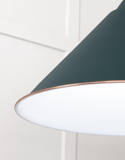 White Gloss Hockley Pendant by From The Anvil