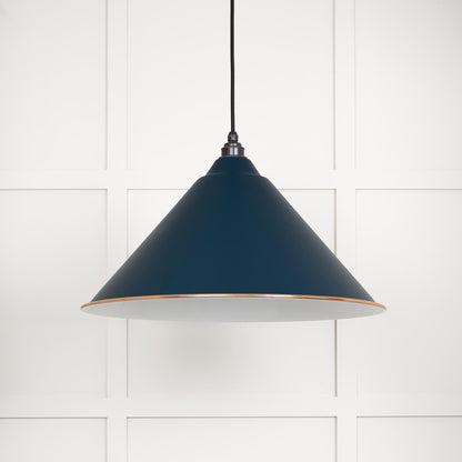 White Gloss Hockley Pendant by From The Anvil