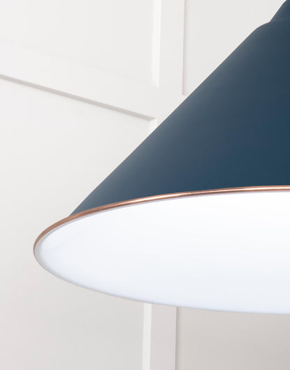 White Gloss Hockley Pendant by From The Anvil