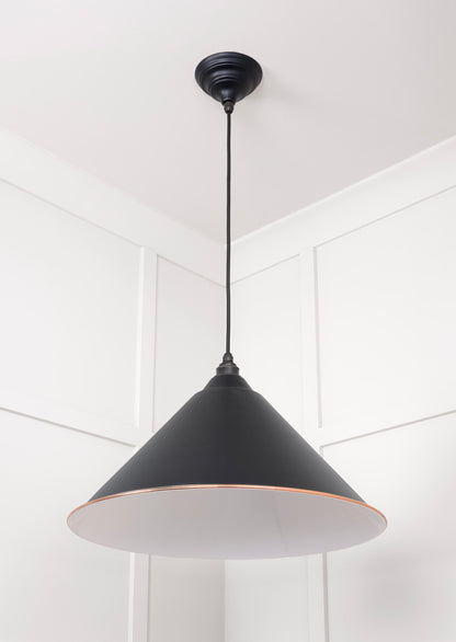 White Gloss Hockley Pendant by From The Anvil