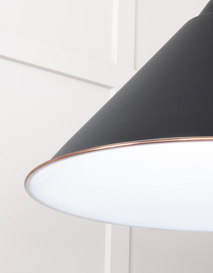 White Gloss Hockley Pendant by From The Anvil