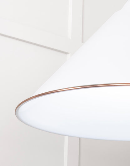 White Gloss Hockley Pendant by From The Anvil