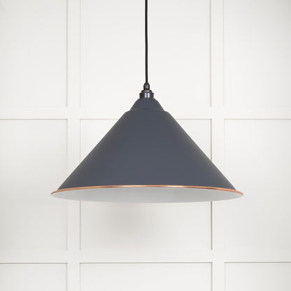 White Gloss Hockley Pendant by From The Anvil