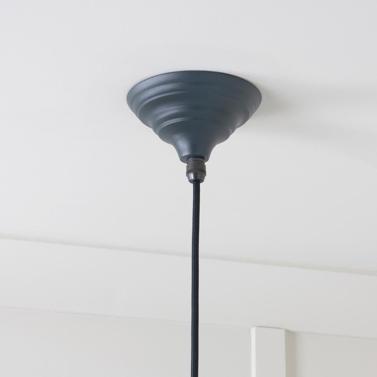 White Gloss Hockley Pendant by From The Anvil