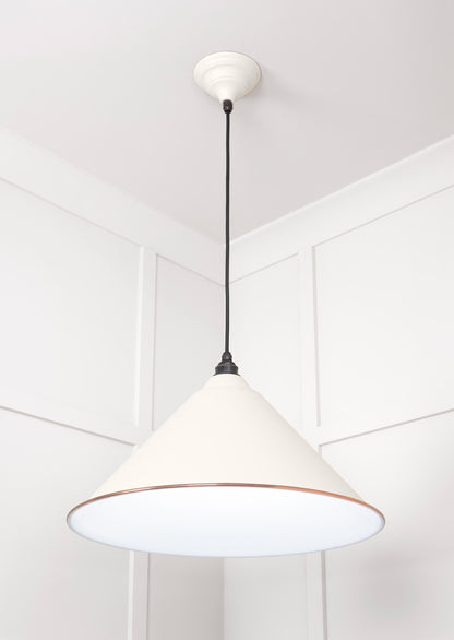White Gloss Hockley Pendant by From The Anvil