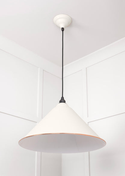 White Gloss Hockley Pendant by From The Anvil