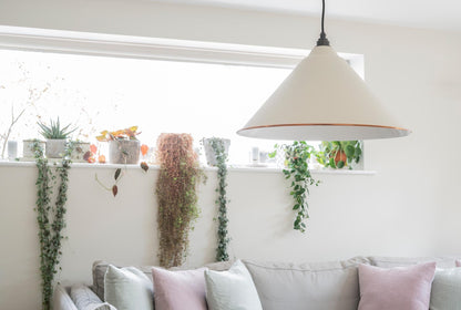 White Gloss Hockley Pendant by From The Anvil