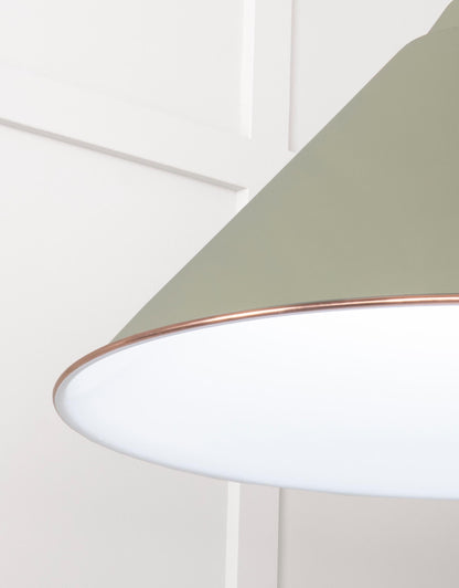 White Gloss Hockley Pendant by From The Anvil