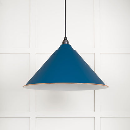 White Gloss Hockley Pendant by From The Anvil