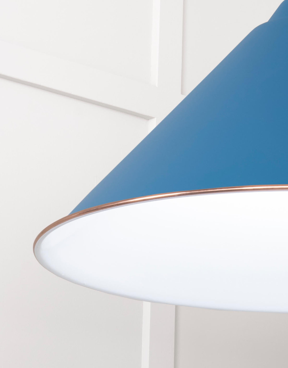 White Gloss Hockley Pendant by From The Anvil