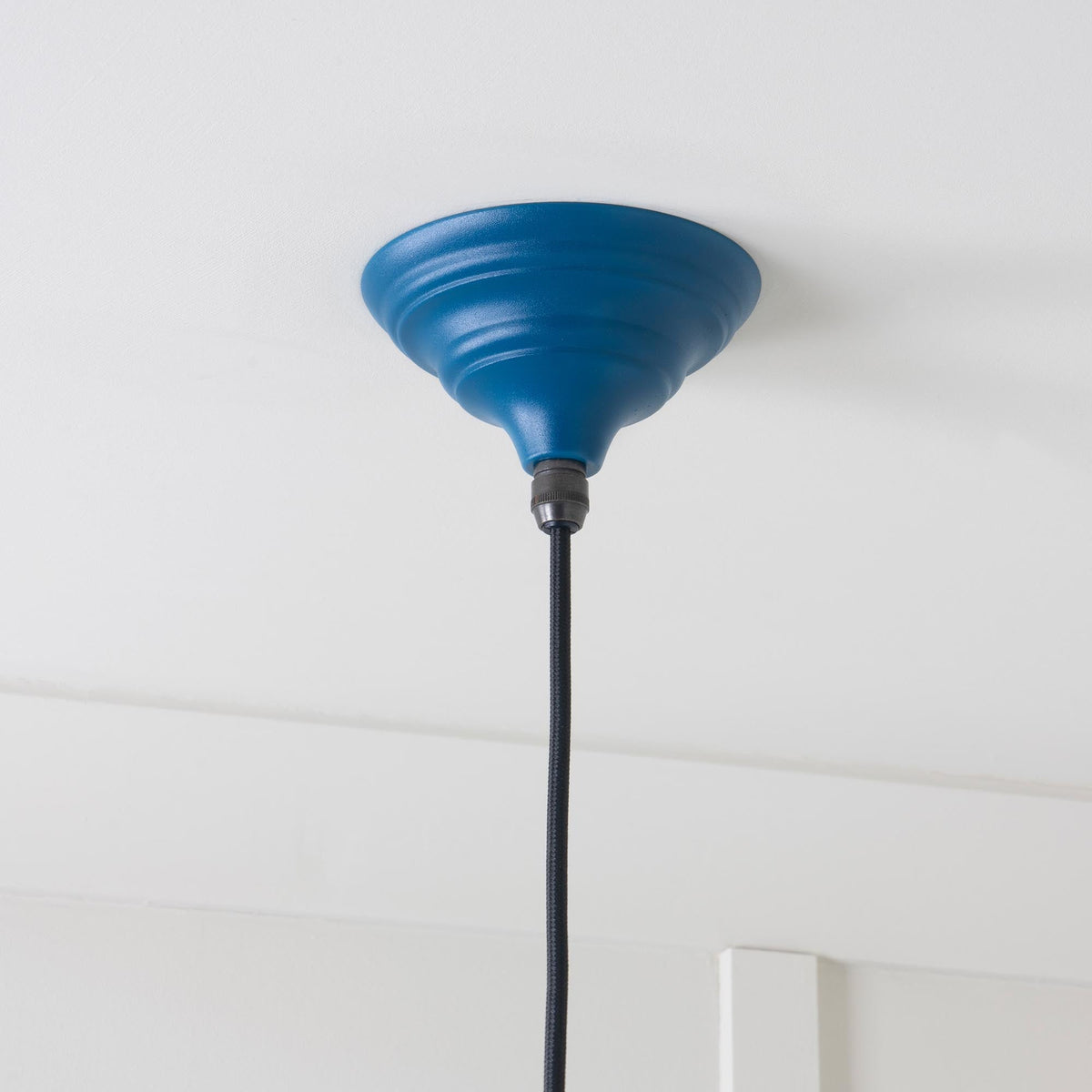 White Gloss Hockley Pendant by From The Anvil