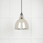 From The Anvil's Hammered Nickel Hammered Nickel Brindley Pendant