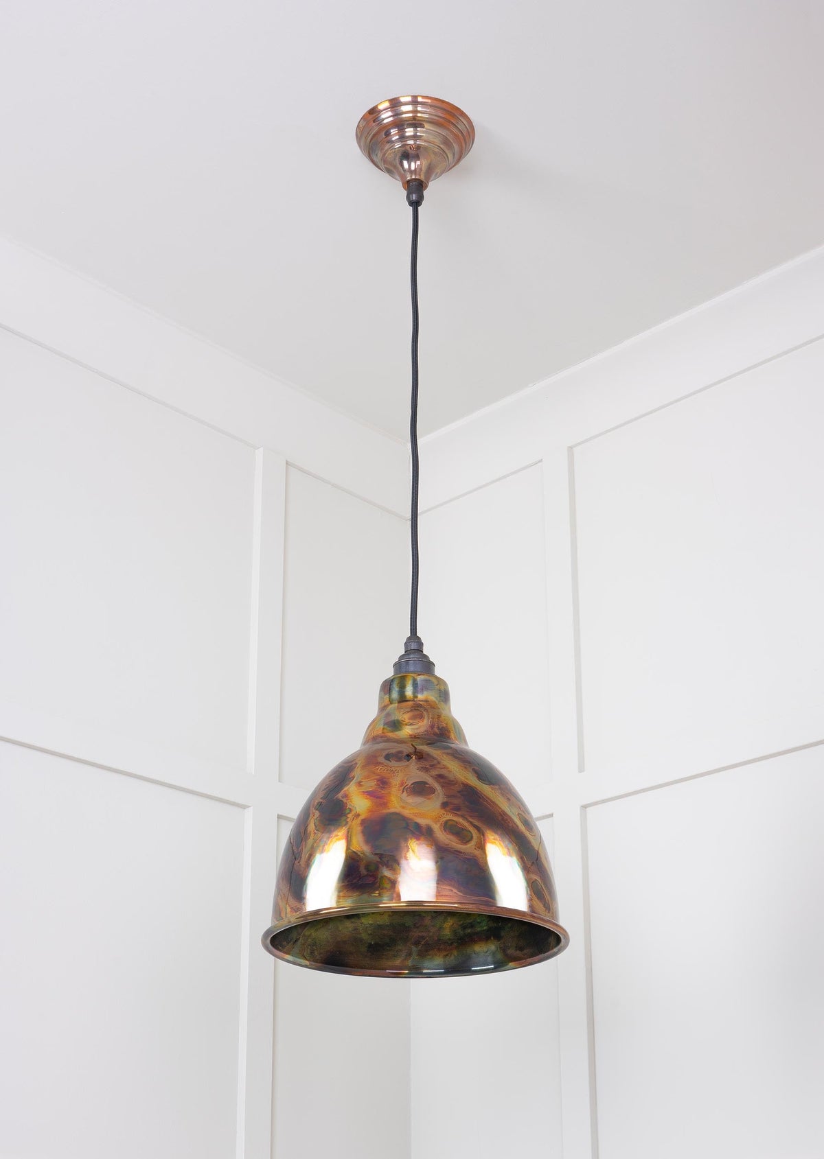 Burnished Brindley Pendant by From The Anvil