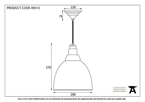 Burnished Brindley Pendant by From The Anvil