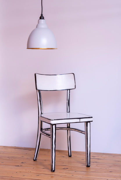 Hammered Brass Brindley Pendant by From The Anvil