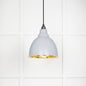 From The Anvil's Smooth Brass Smooth Brass Brindley Pendant