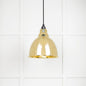 From The Anvil's Smooth Brass Smooth Brass Brindley Pendant