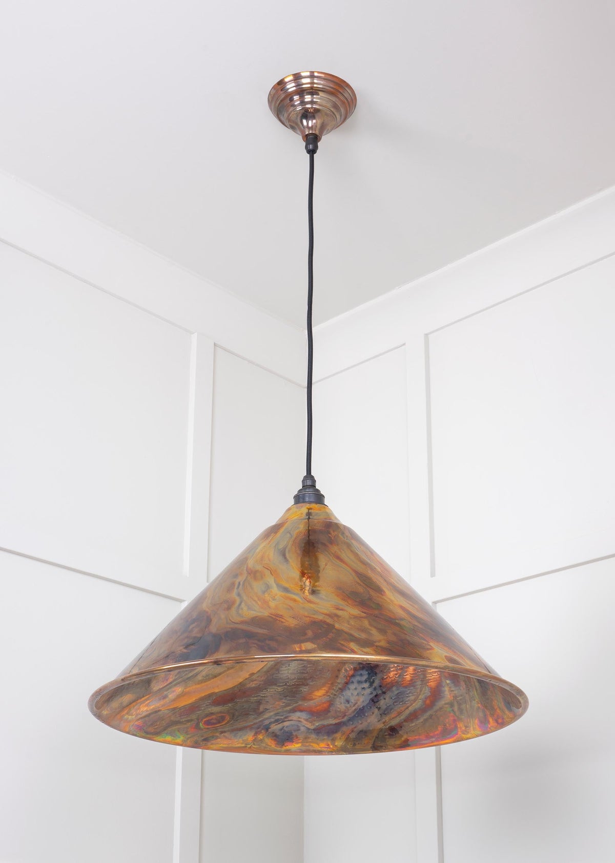 Burnished Hockley Pendant by From The Anvil