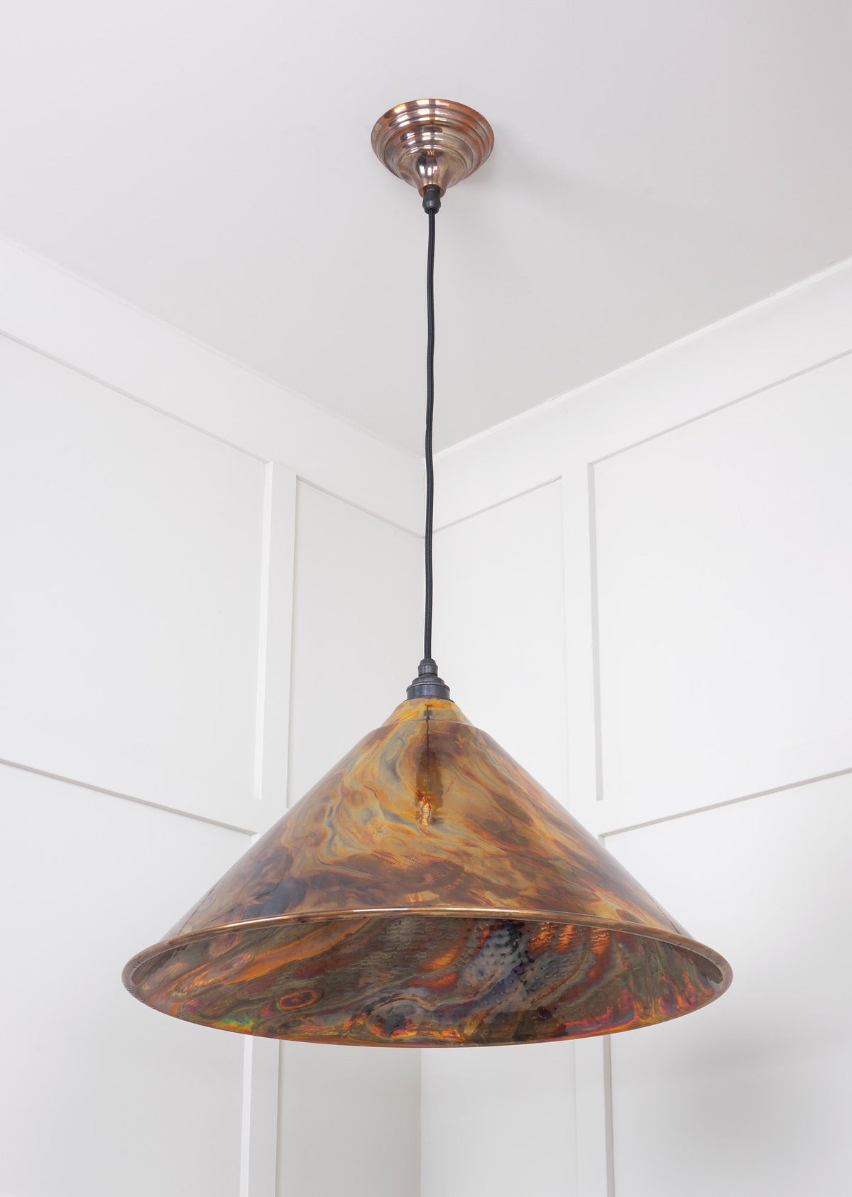 Burnished Hockley Pendant by From The Anvil