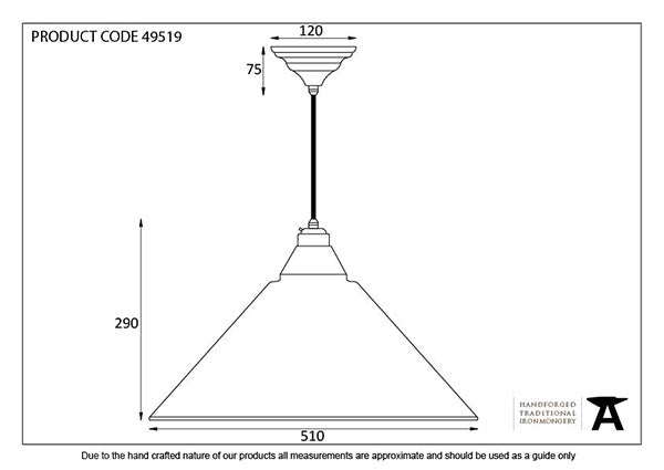 Burnished Hockley Pendant by From The Anvil