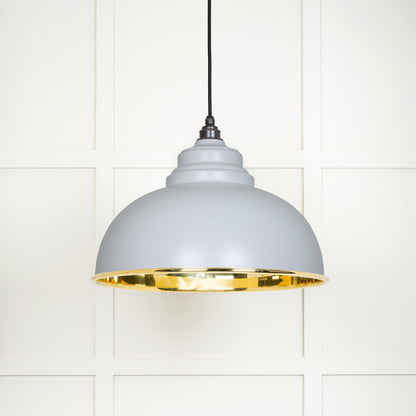 From The Anvil's Smooth Brass Smooth Brass Harborne Pendant