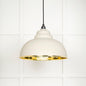 From The Anvil's Smooth Brass Smooth Brass Harborne Pendant