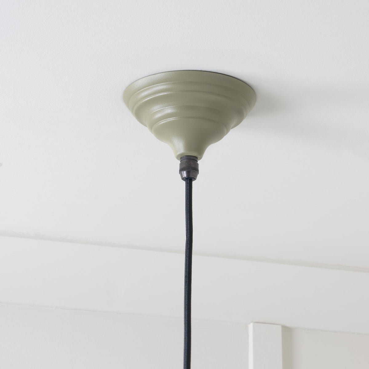 Smooth Brass Harborne Pendant by From The Anvil