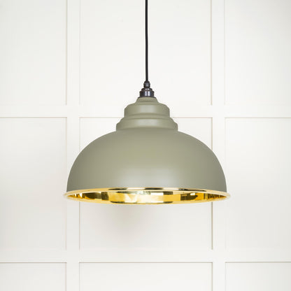 From The Anvil's Smooth Brass Smooth Brass Harborne Pendant