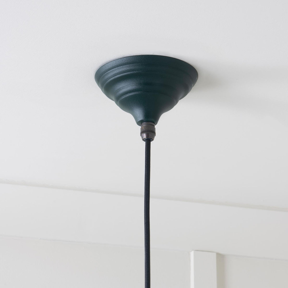 Smooth Brass Hockley Pendant by From The Anvil