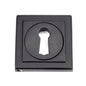 From The Anvil's Matt Black Round Escutcheon