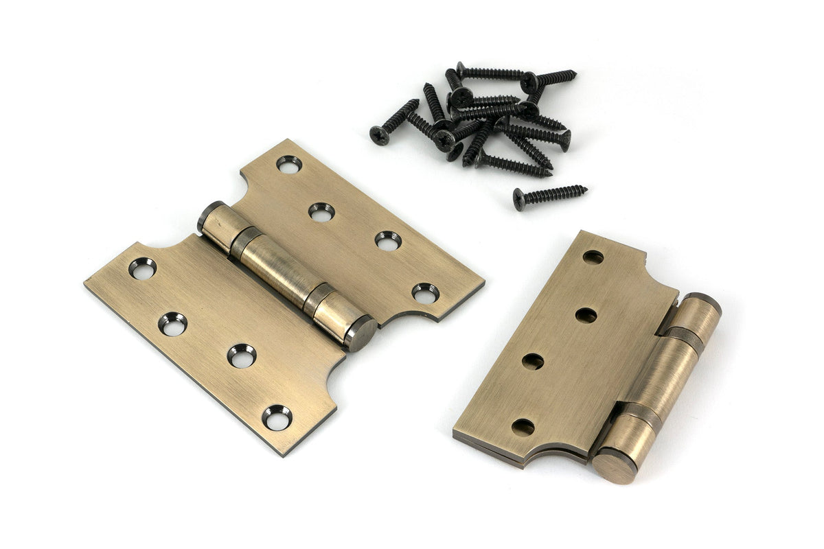 Parliament Hinges SS (pair) by From The Anvil