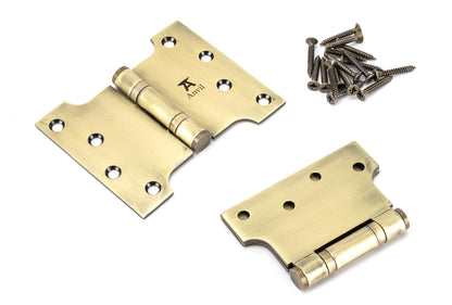 Parliament Hinges SS (pair) by From The Anvil