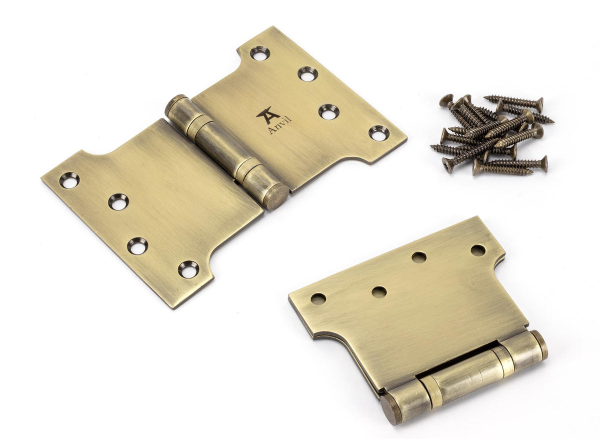 Parliament Hinges SS (pair) by From The Anvil