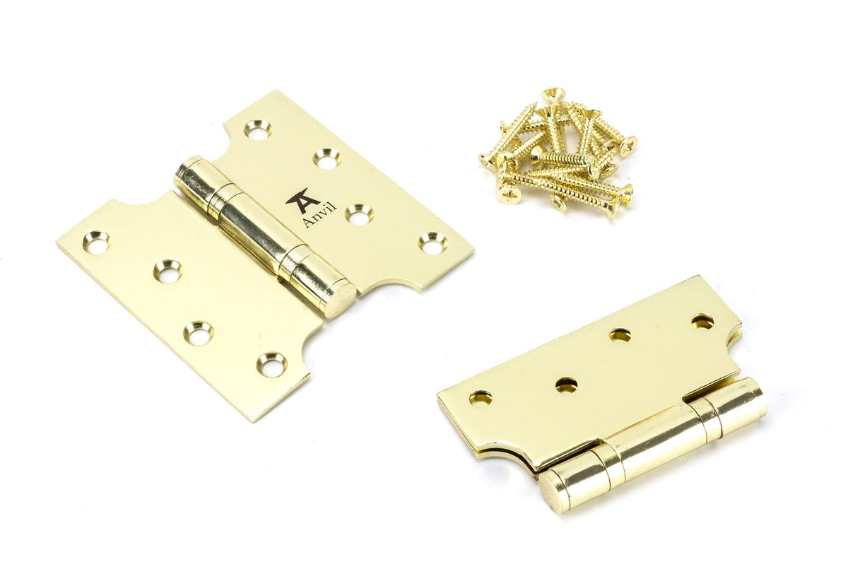 Parliament Hinges SS (pair) by From The Anvil