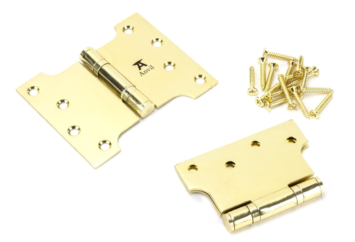 Parliament Hinges SS (pair) by From The Anvil