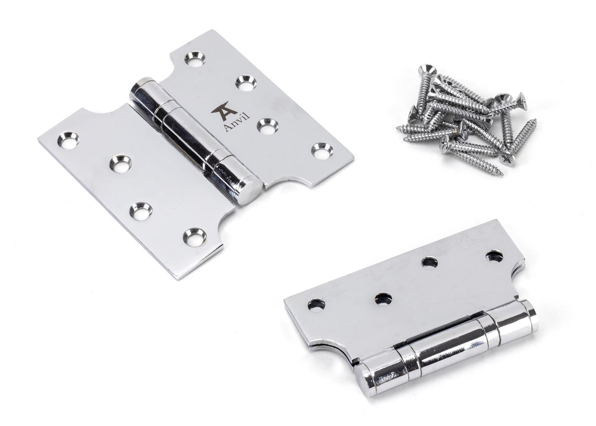 Parliament Hinges SS (pair) by From The Anvil