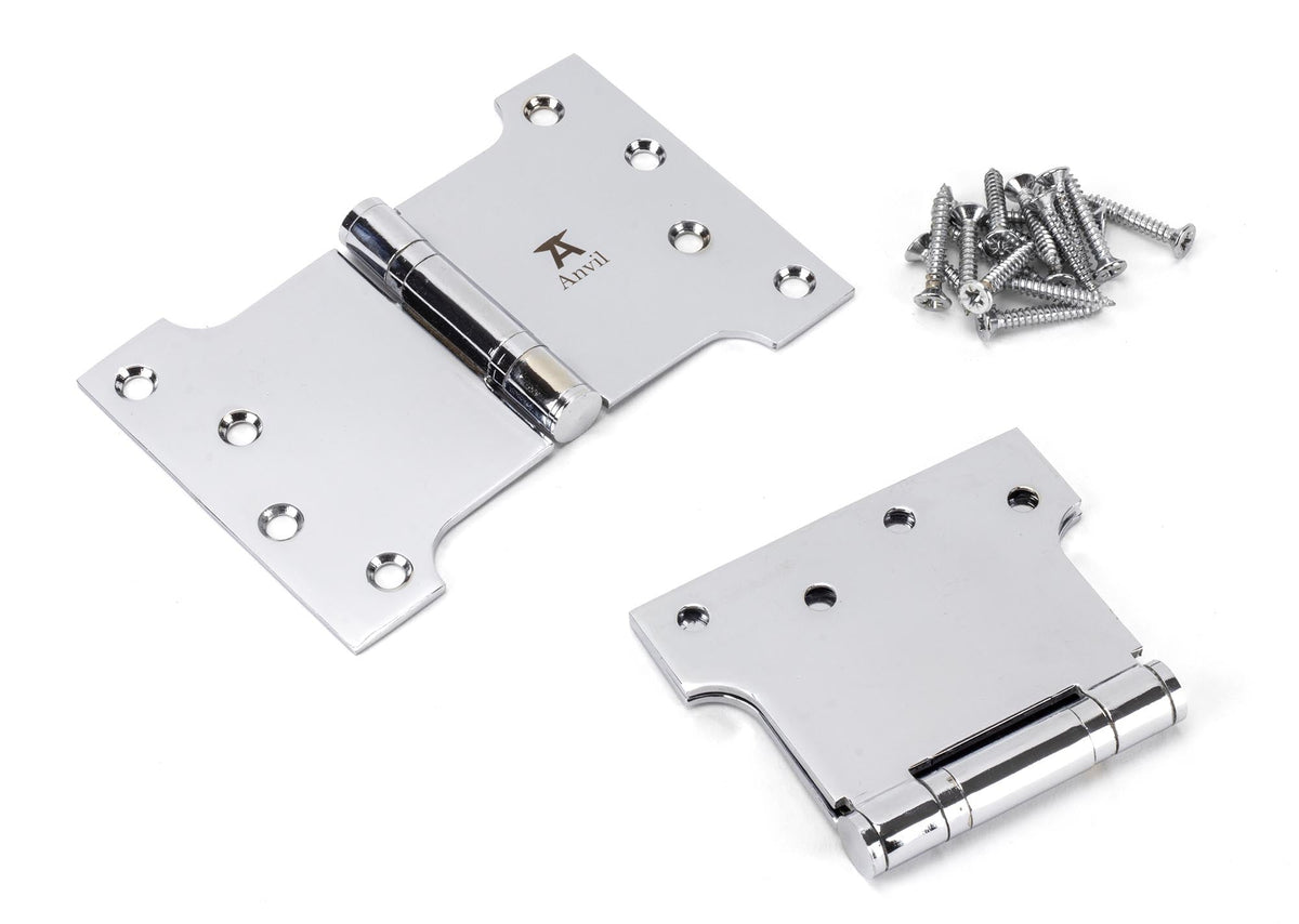 Parliament Hinges SS (pair) by From The Anvil