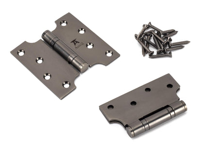 Parliament Hinges SS (pair) by From The Anvil