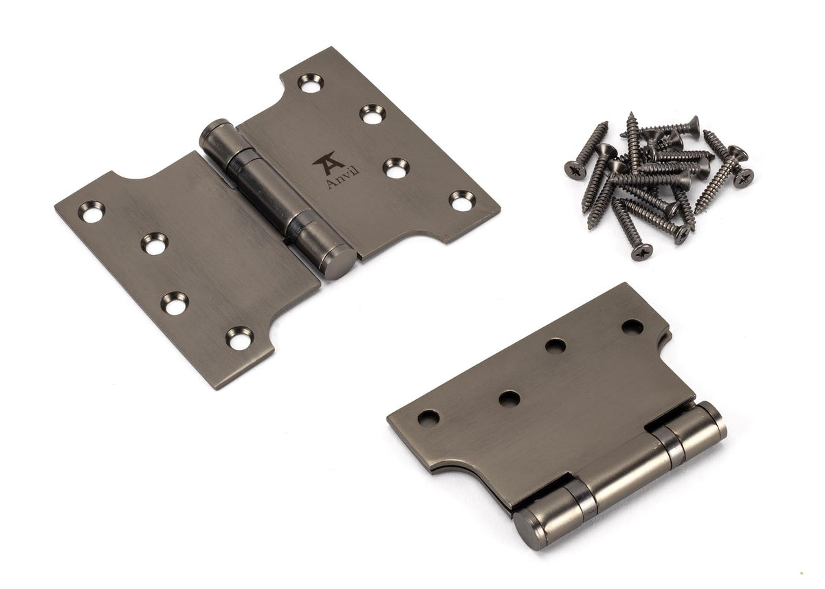 Parliament Hinges SS (pair) by From The Anvil