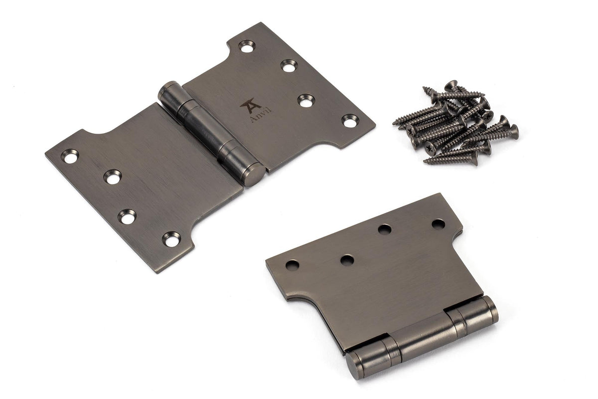 Parliament Hinges SS (pair) by From The Anvil