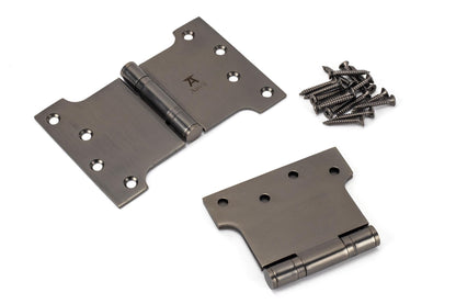 Parliament Hinges SS (pair) by From The Anvil