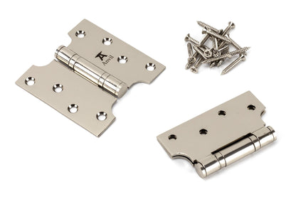 Parliament Hinges SS (pair) by From The Anvil