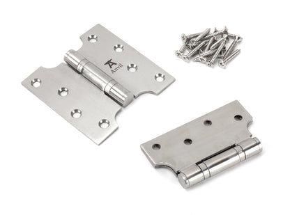 Parliament Hinges SS (pair) by From The Anvil