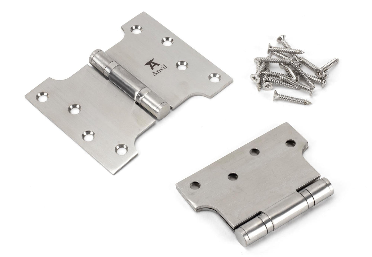 Parliament Hinges SS (pair) by From The Anvil