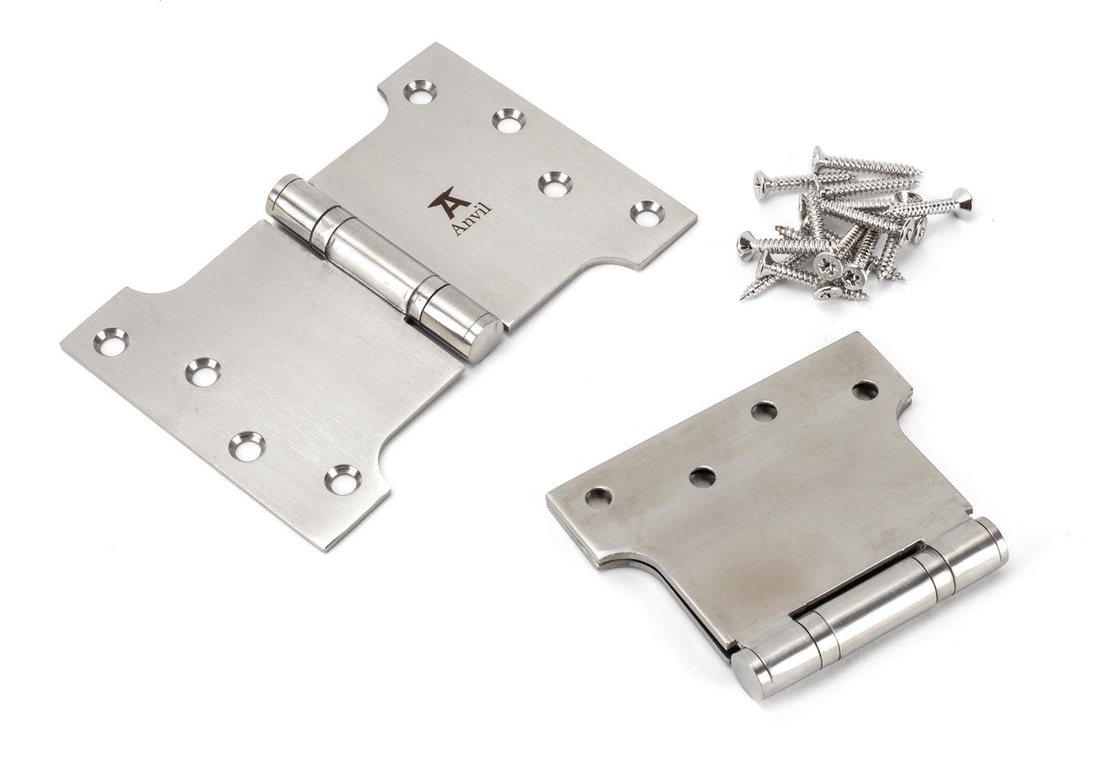 Parliament Hinges SS (pair) by From The Anvil
