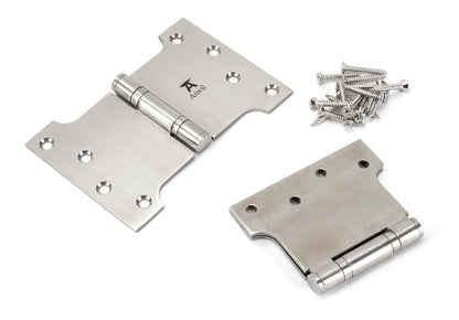 Parliament Hinges SS (pair) by From The Anvil